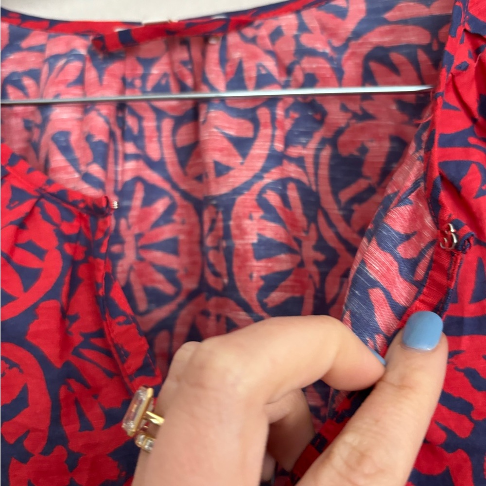 ANN MASHBURN Red Floral Maxi Dress - Picture 5 of 10